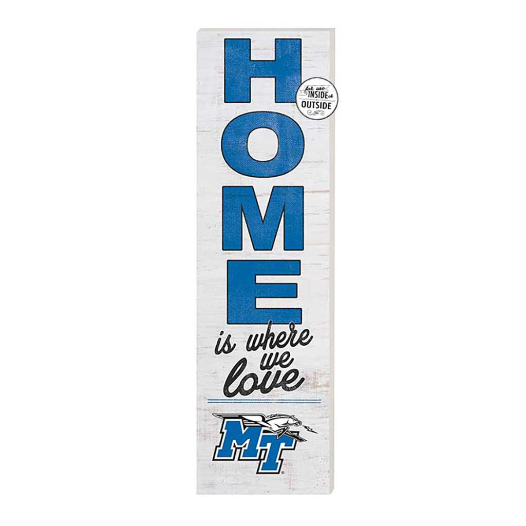 10x35 Indoor Outdoor Sign HOME Life Middle Tennessee State Blue Raiders