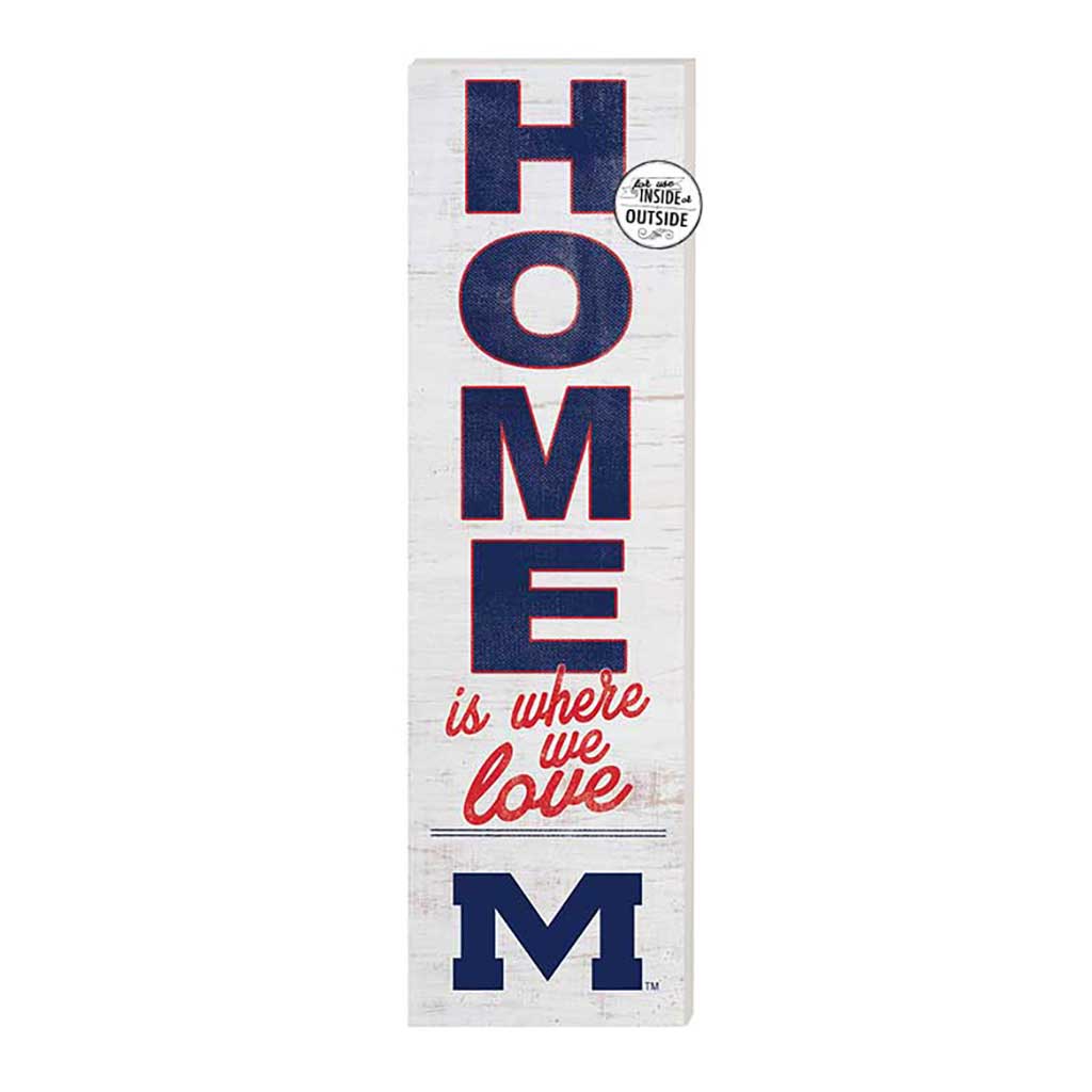 10x35 Indoor Outdoor Sign HOME Life Mississippi Rebels