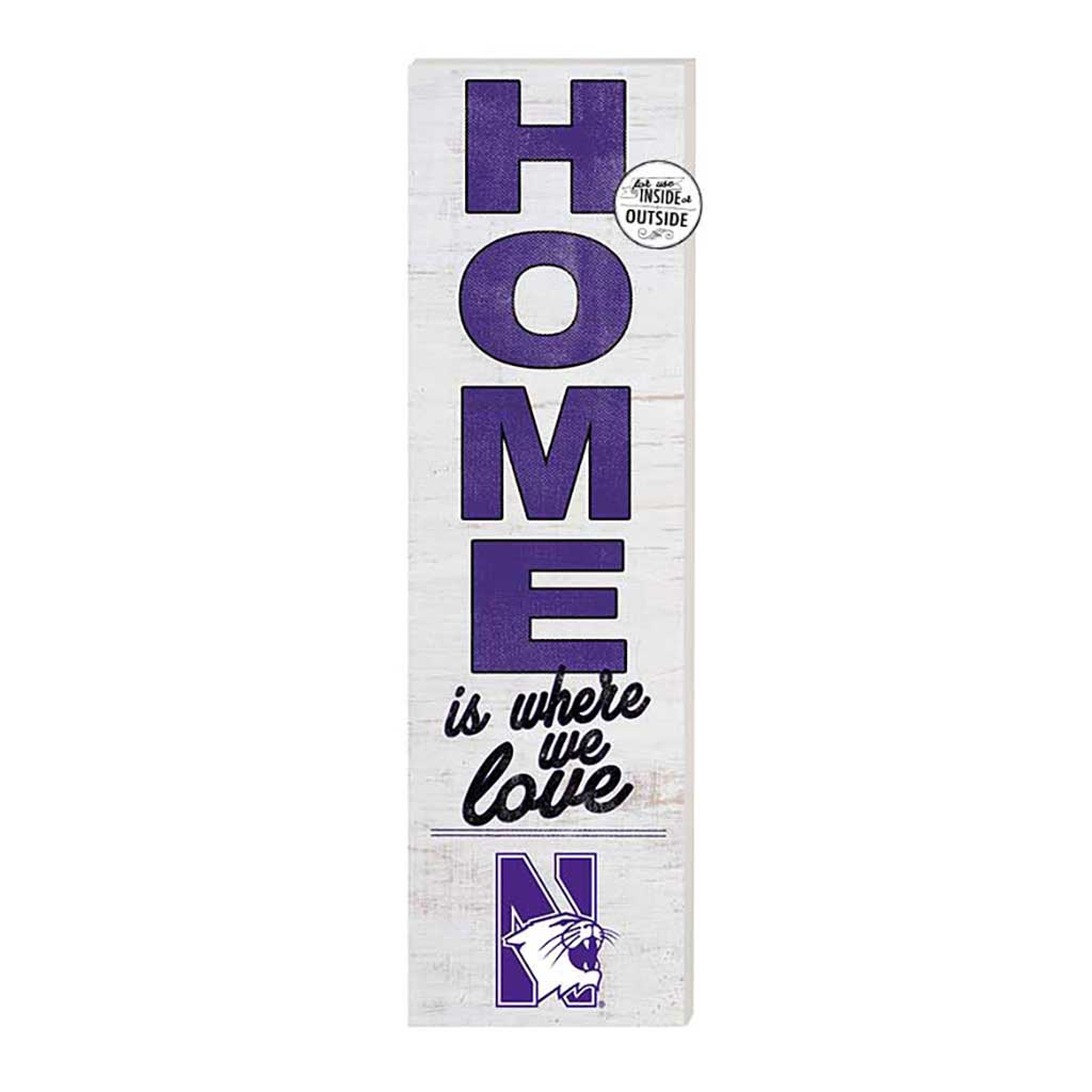 10x35 Indoor Outdoor Sign HOME Life Northwestern Wildcats