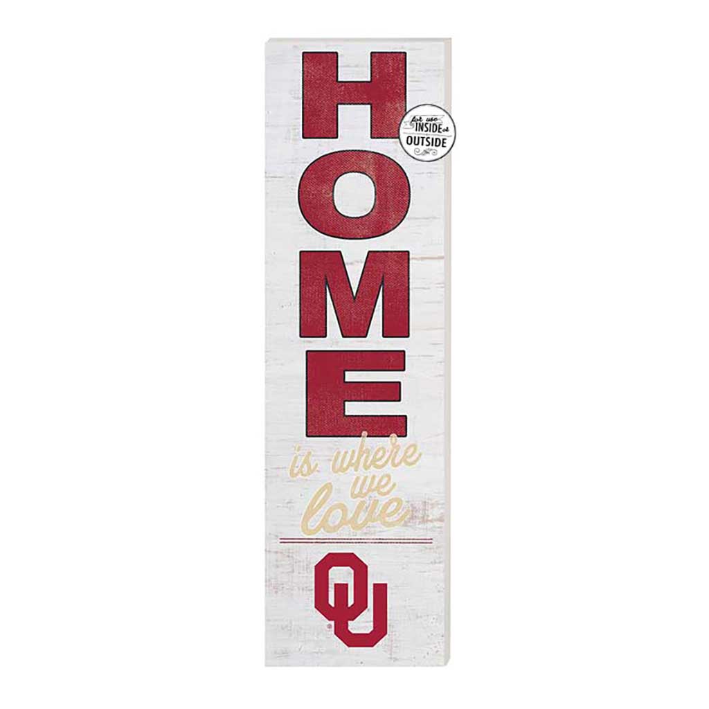 10x35 Indoor Outdoor Sign HOME Life Oklahoma Sooners