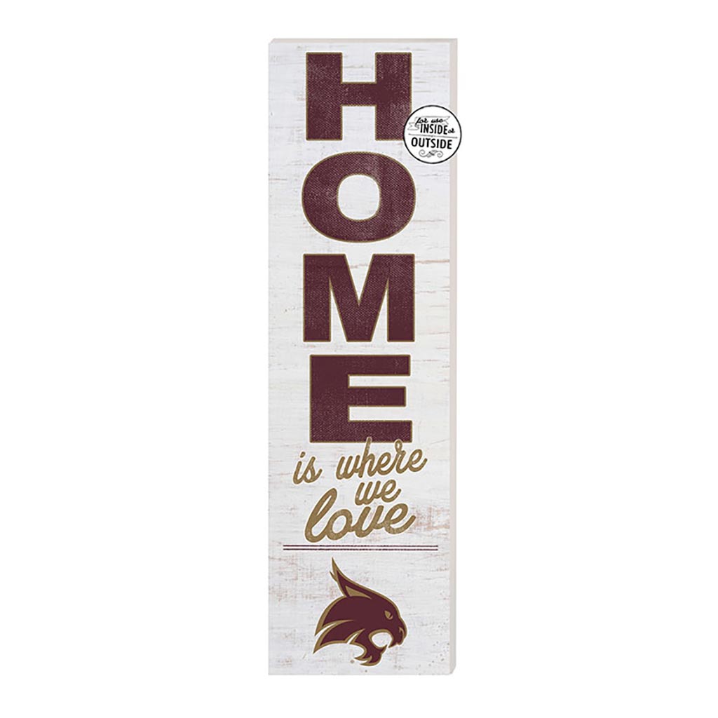 10x35 Indoor Outdoor Sign HOME Life Texas State Bobcats