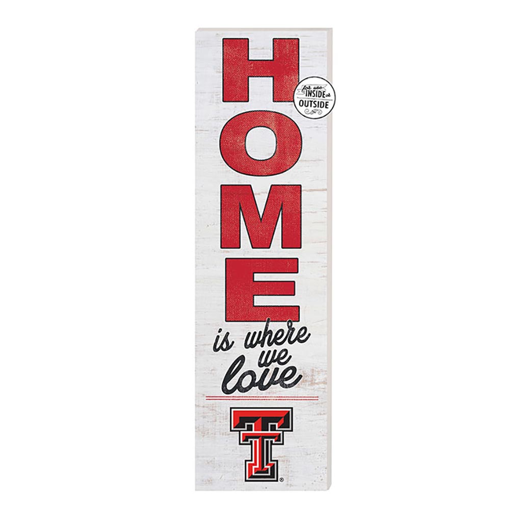 10x35 Indoor Outdoor Sign HOME Life Texas Tech Red Raiders