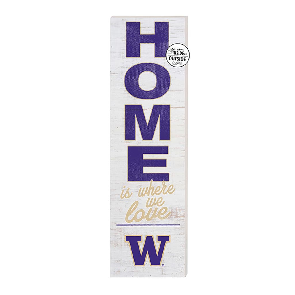 10x35 Indoor Outdoor Sign HOME Life Washington Huskies