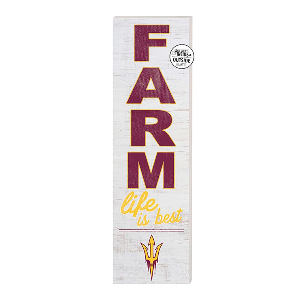 10x35 Indoor Outdoor Sign FARM Life Arizona State Sun Devils