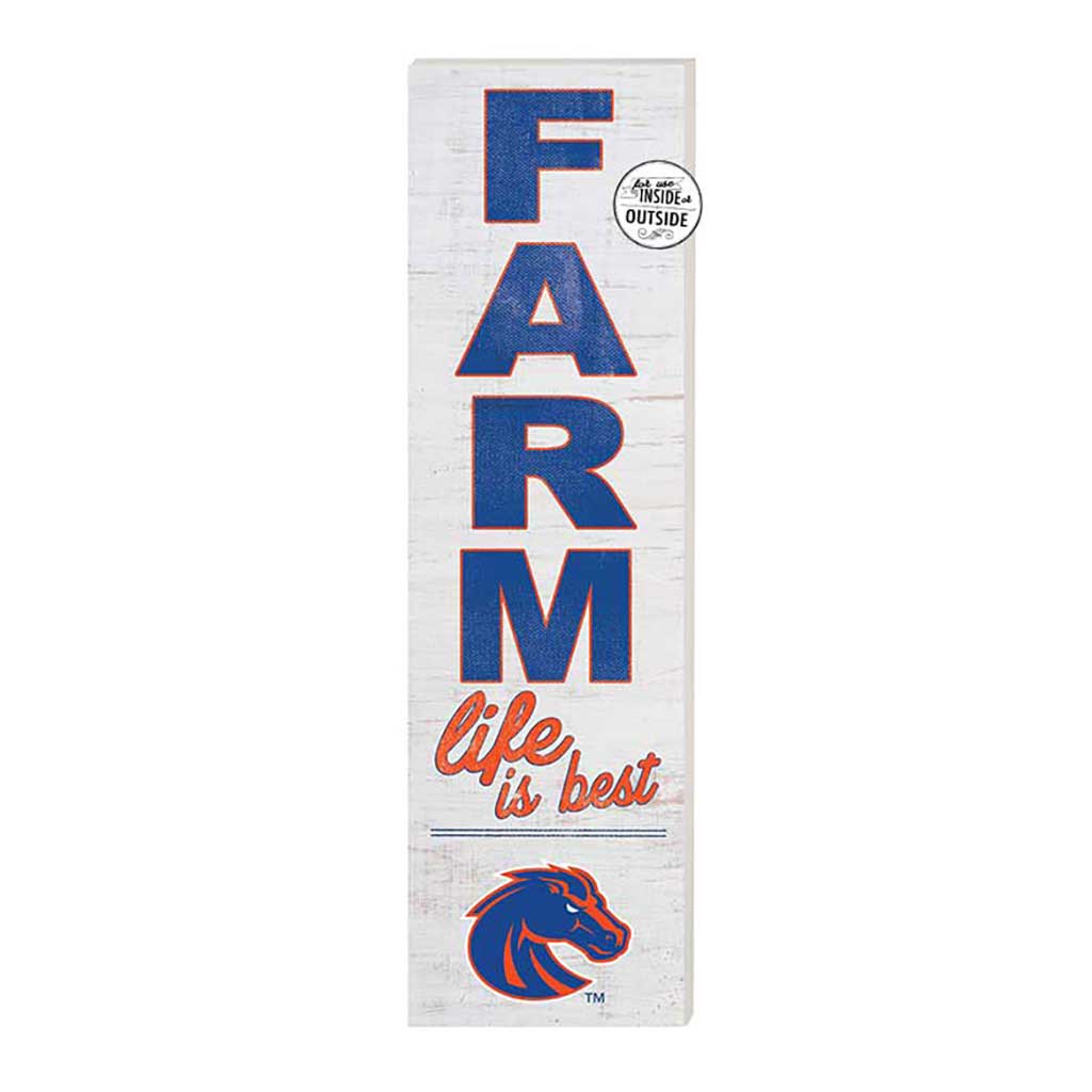 10x35 Indoor Outdoor Sign FARM Life Boise State Broncos