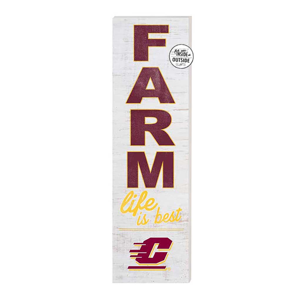 10x35 Indoor Outdoor Sign FARM Life Central Michigan Chippewas