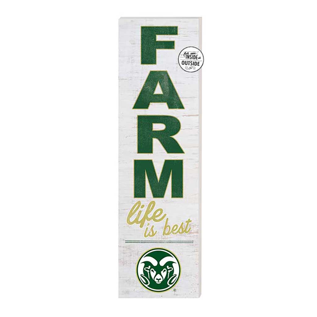 10x35 Indoor Outdoor Sign FARM Life Colorado State-Ft. Collins Rams