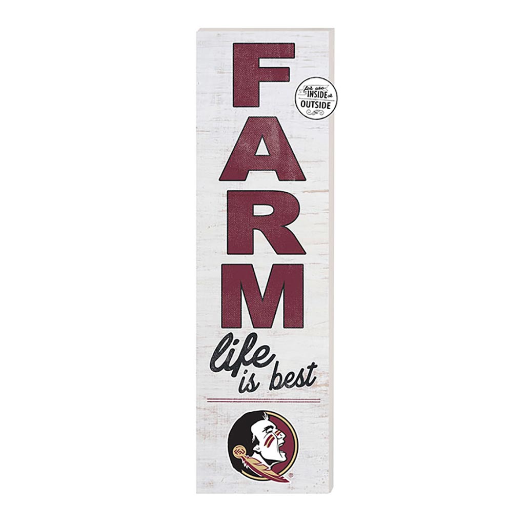 10x35 Indoor Outdoor Sign FARM Life Florida State Seminoles