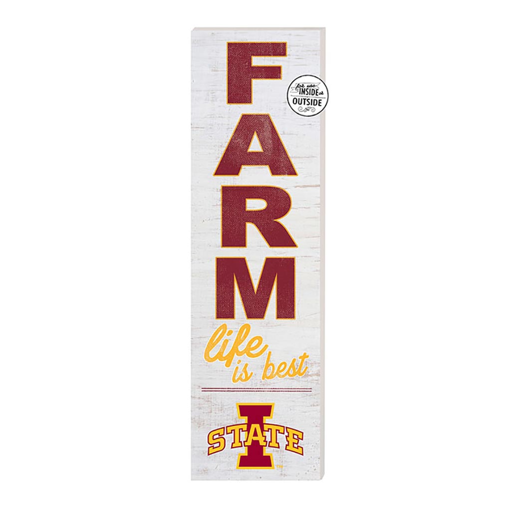 10x35 Indoor Outdoor Sign FARM Life Iowa State Cyclones