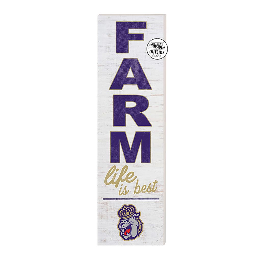 10x35 Indoor Outdoor Sign FARM Life James Madison Dukes