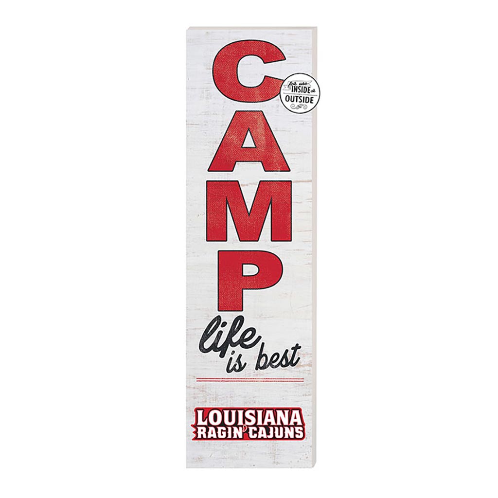 10x35 Indoor Outdoor Sign CAMP Life Louisiana State Lafayette Ragin Cajuns