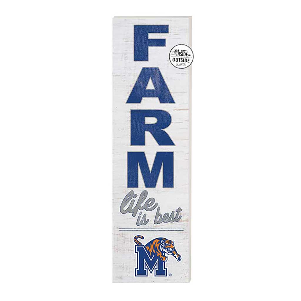 10x35 Indoor Outdoor Sign FARM Life Memphis Tigers