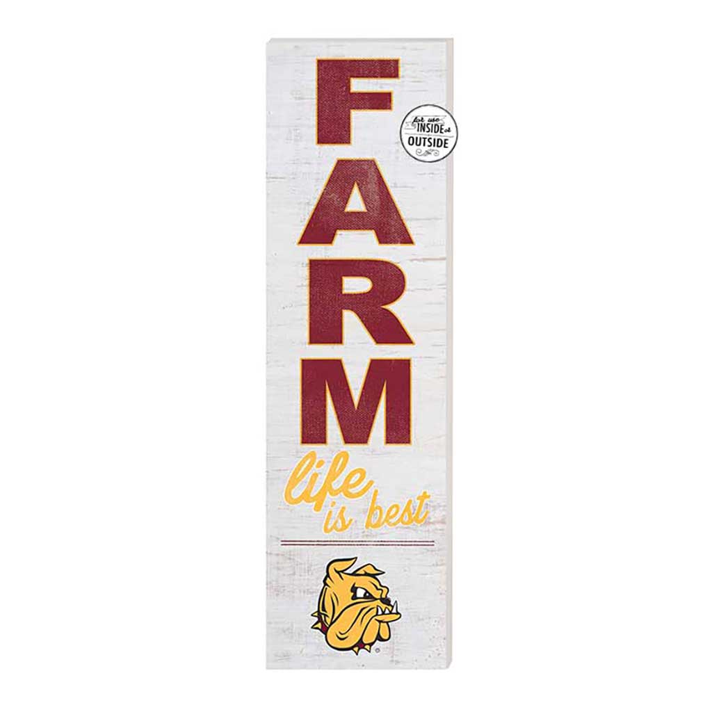 10x35 Indoor Outdoor Sign FARM Life Minnesota (Duluth) Bulldogs