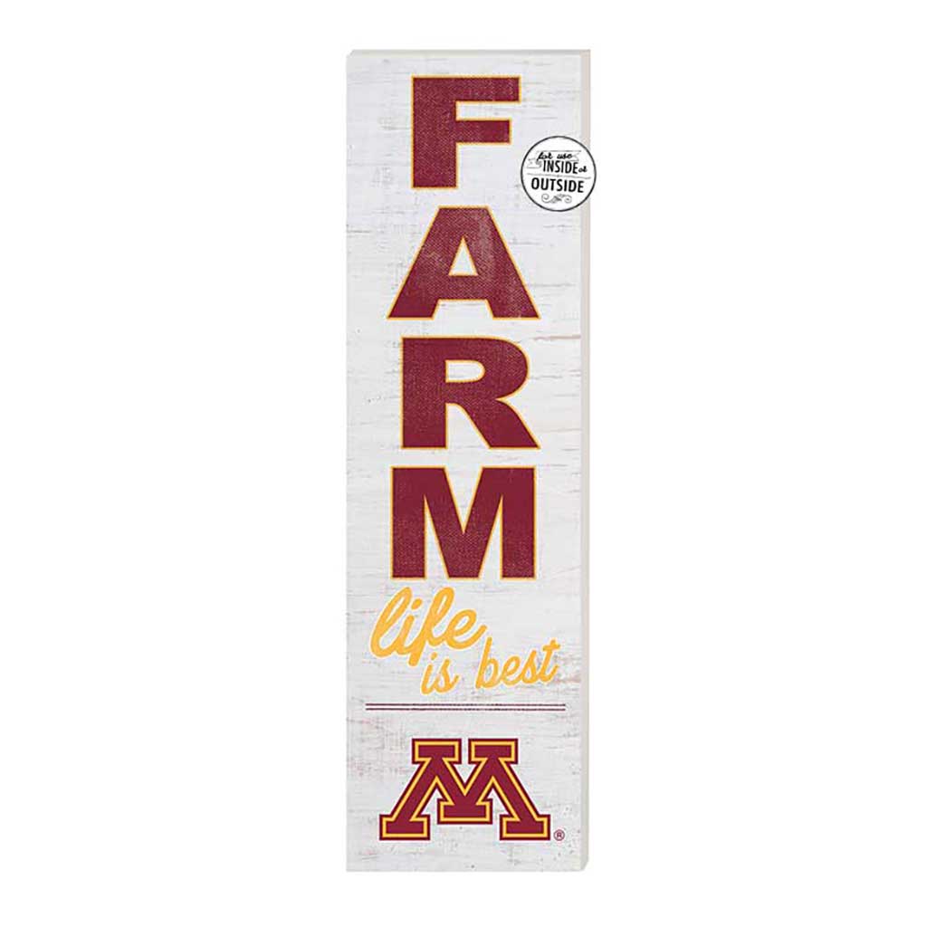 10x35 Indoor Outdoor Sign FARM Life Minnesota Golden Gophers