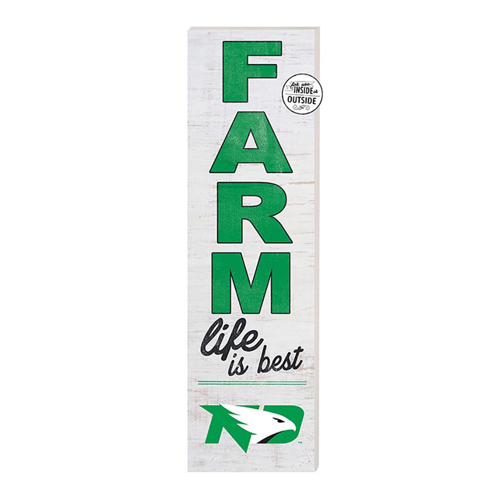 10x35 Indoor Outdoor Sign FARM Life North Dakota Fighting Hawks