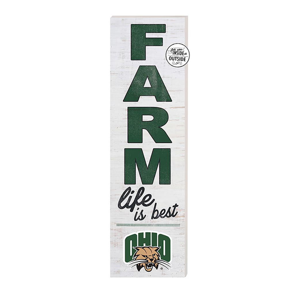 10x35 Indoor Outdoor Sign FARM Life Ohio Univ Bobcats