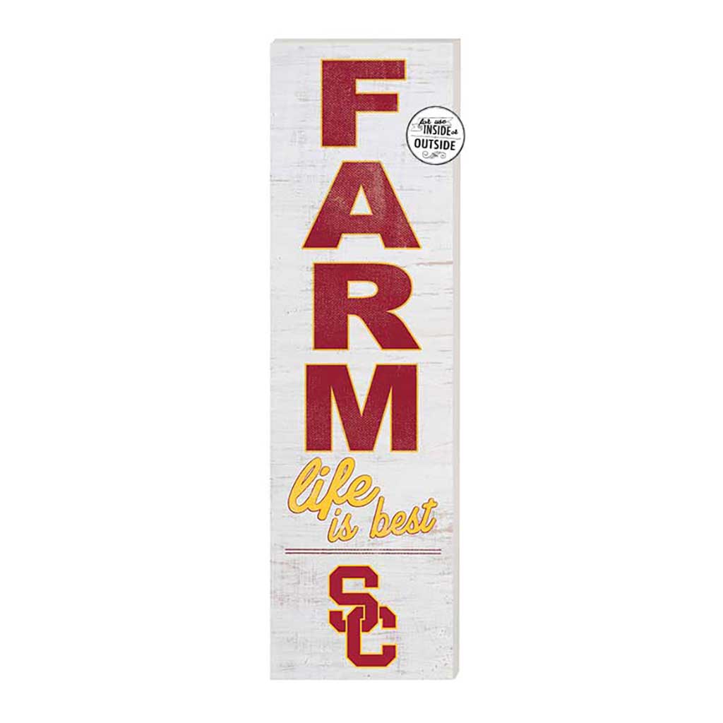 10x35 Indoor Outdoor Sign FARM Life Southern California Trojans