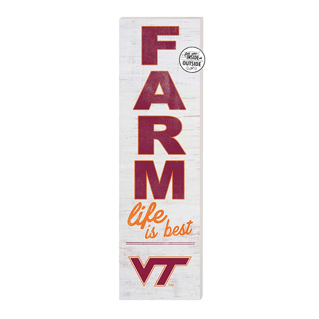 10x35 Indoor Outdoor Sign FARM Life Virginia Tech Hokies