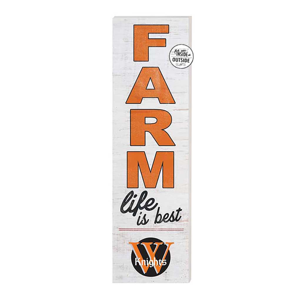 10x35 Indoor Outdoor Sign FARM Life Wartburg College Knights