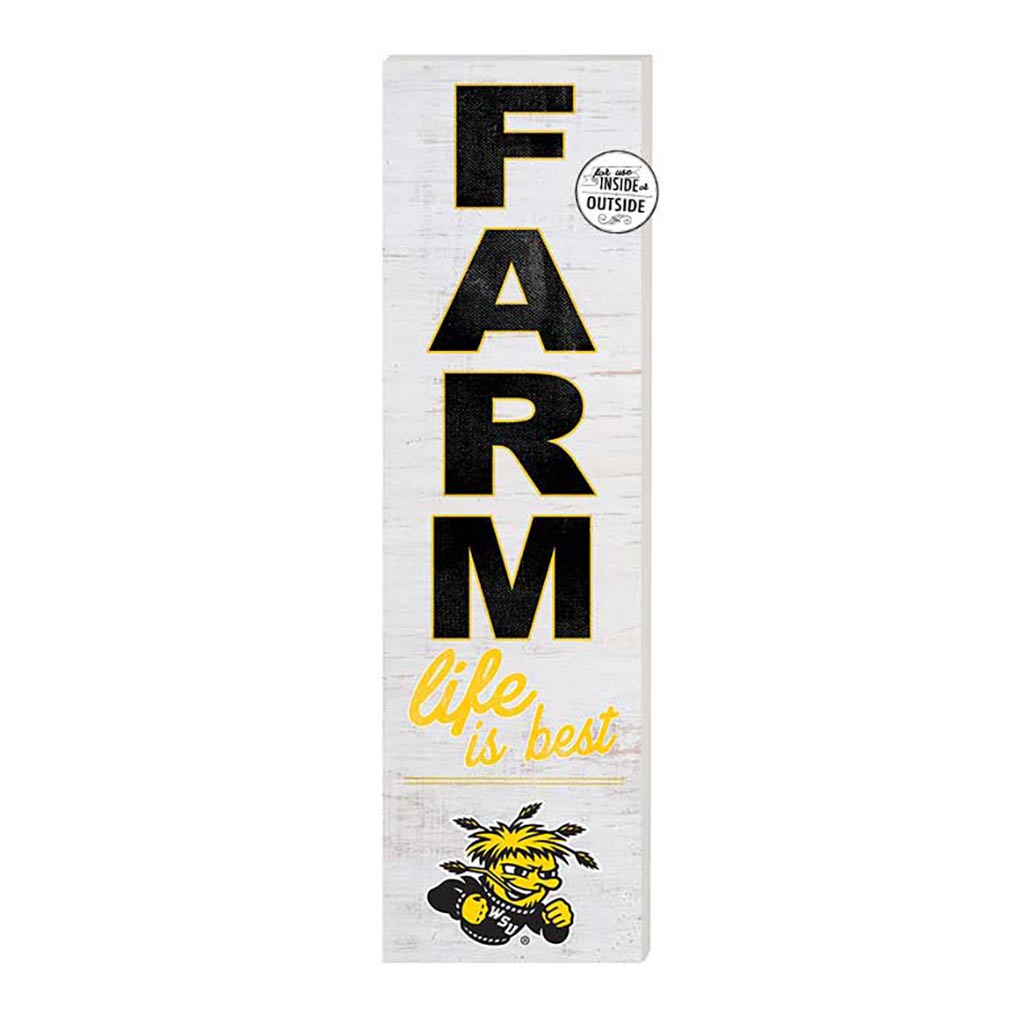 10x35 Indoor Outdoor Sign FARM Life Wichita State Shockers