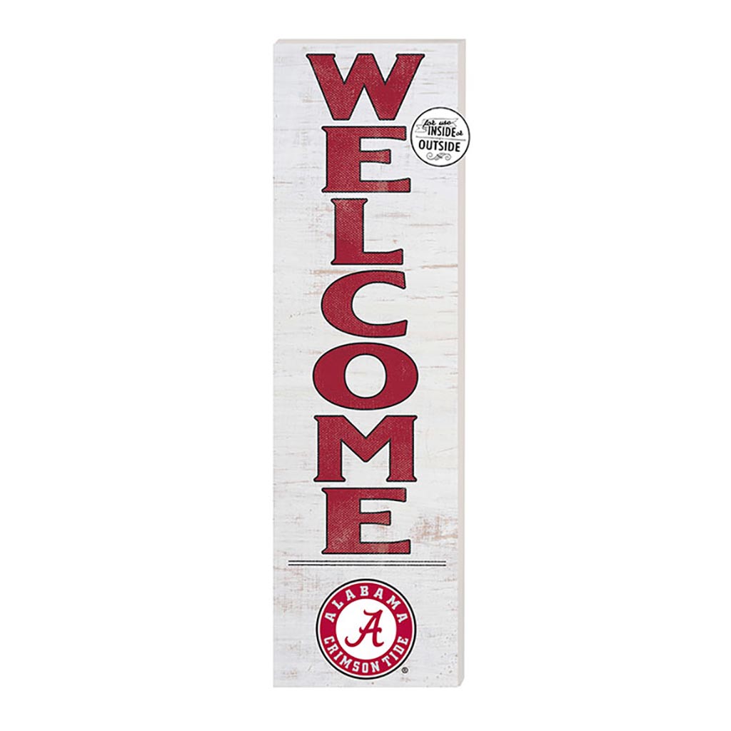 10x35 Indoor Outdoor Sign WELCOME Alabama Crimson Tide