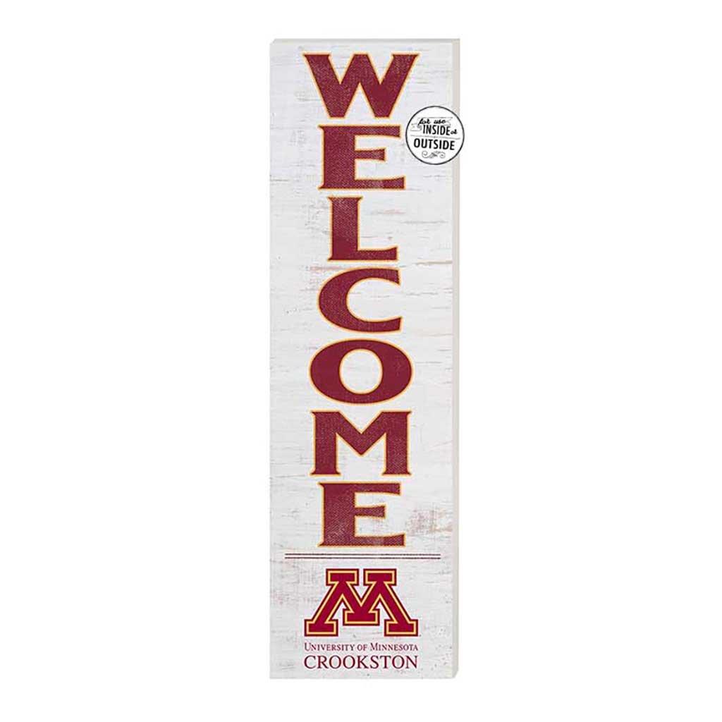 10x35 Indoor Outdoor Sign WELCOME University of Minnesota Crookston Golden Eagles