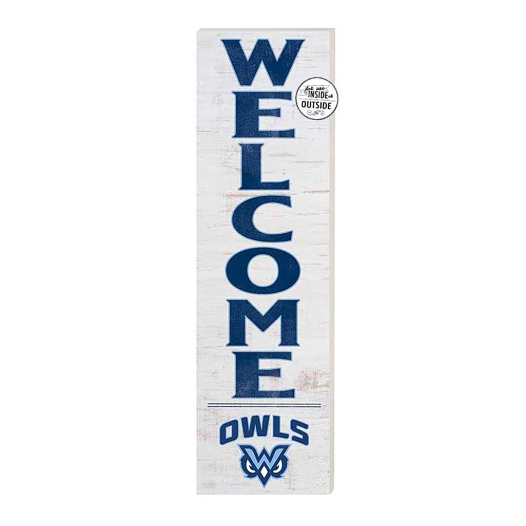 10x35 Indoor Outdoor Sign WELCOME Mississippi University for Women Owls