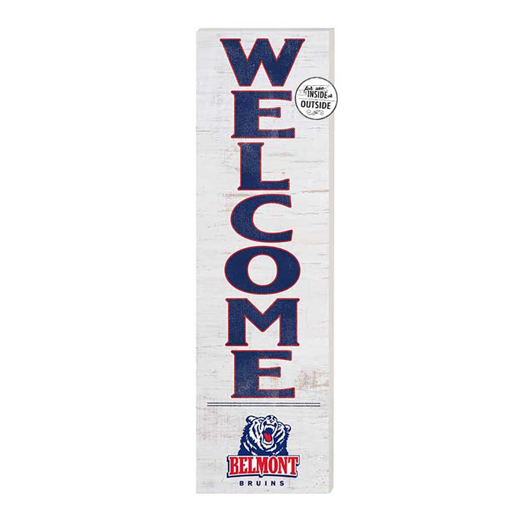 10x35 Indoor Outdoor Sign WELCOME Belmont Bruins