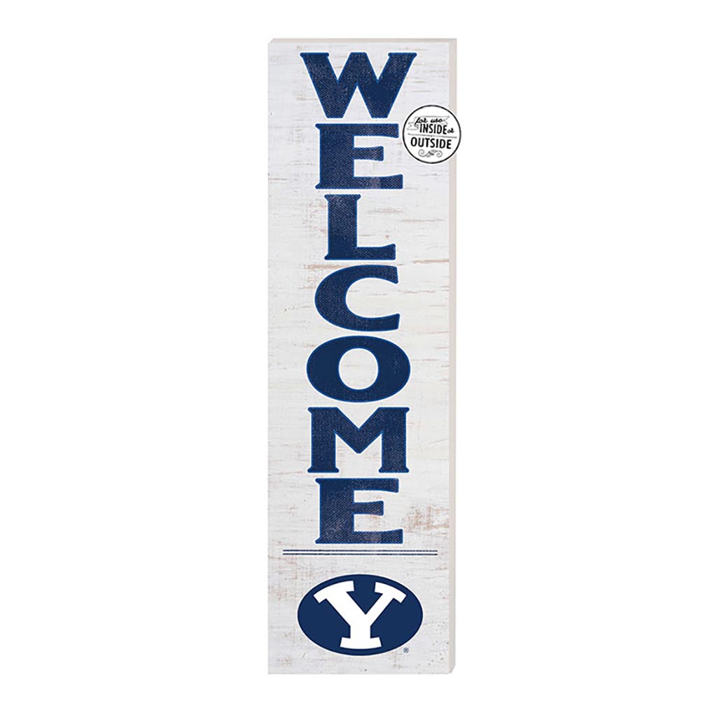 10x35 Indoor Outdoor Sign WELCOME Brigham Young Cougars