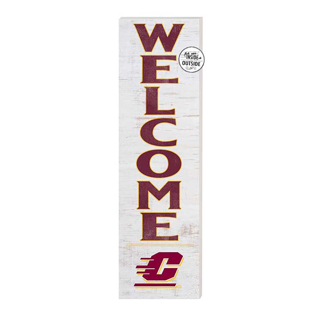 10x35 Indoor Outdoor Sign WELCOME Central Michigan Chippewas