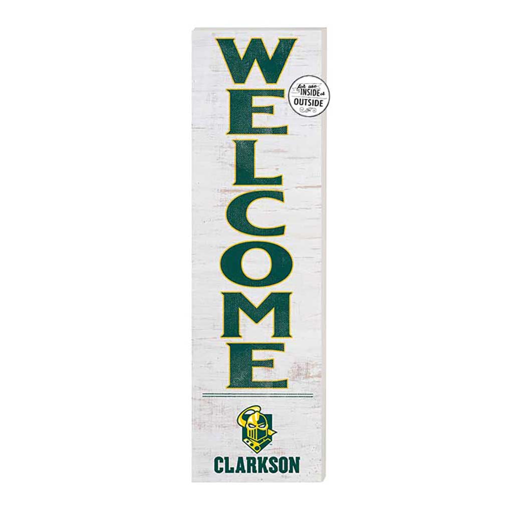 10x35 Indoor Outdoor Sign WELCOME Clarkson University Golden Knights