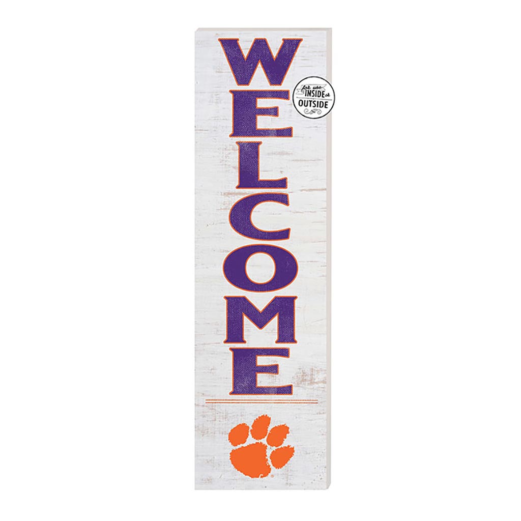 10x35 Indoor Outdoor Sign WELCOME Clemson Tigers