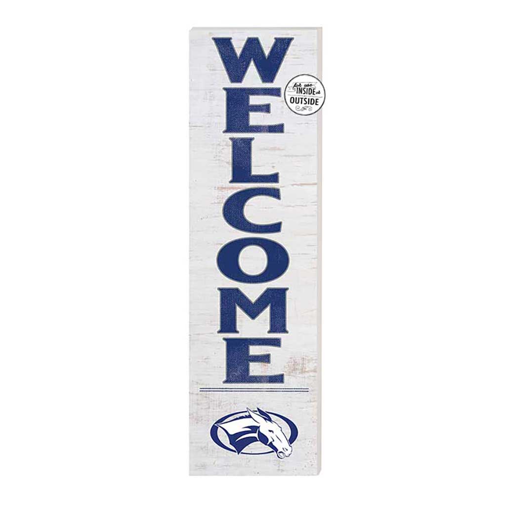 10x35 Indoor Outdoor Sign WELCOME Colby College White Mules