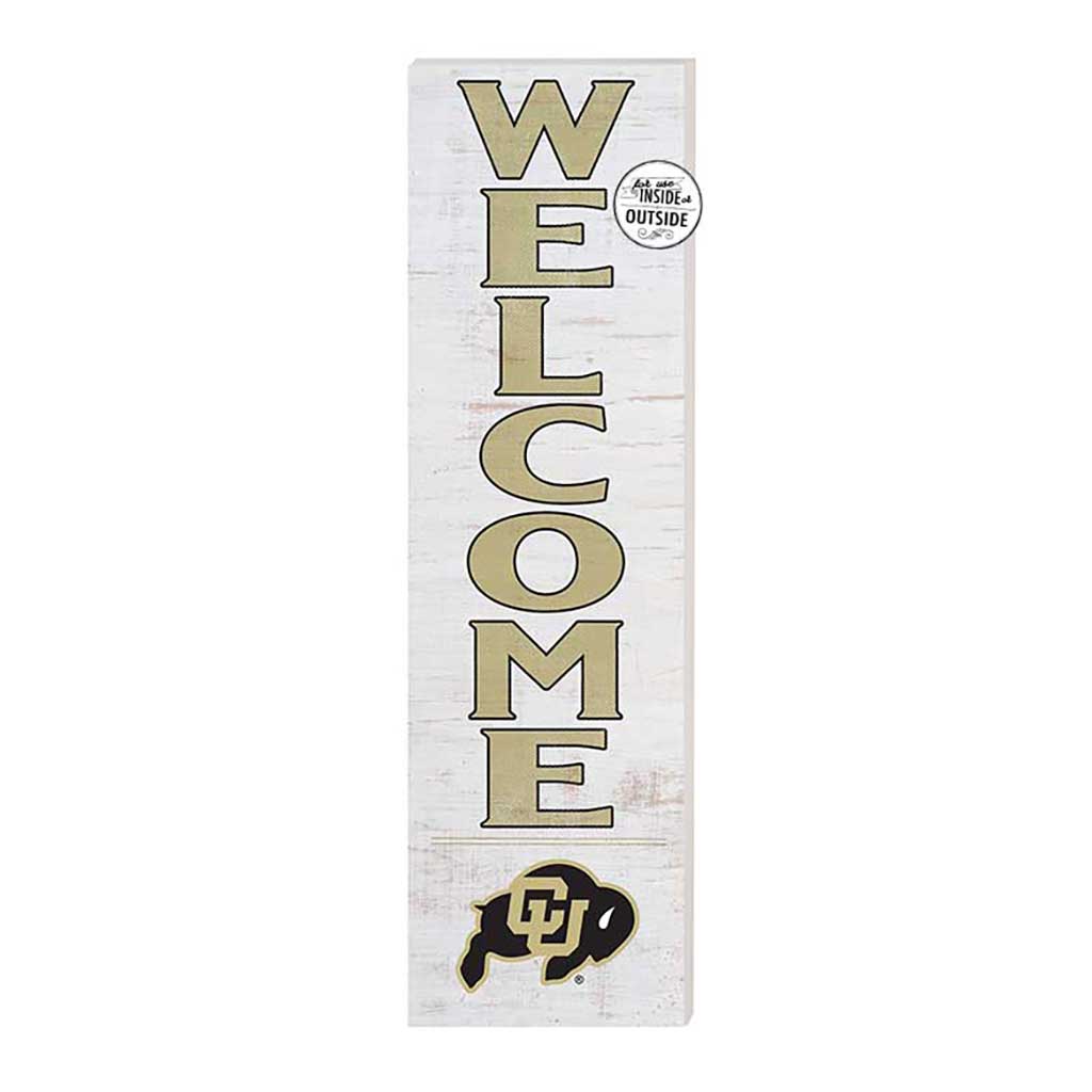 10x35 Indoor Outdoor Sign WELCOME Colorado (Boulder) Buffaloes