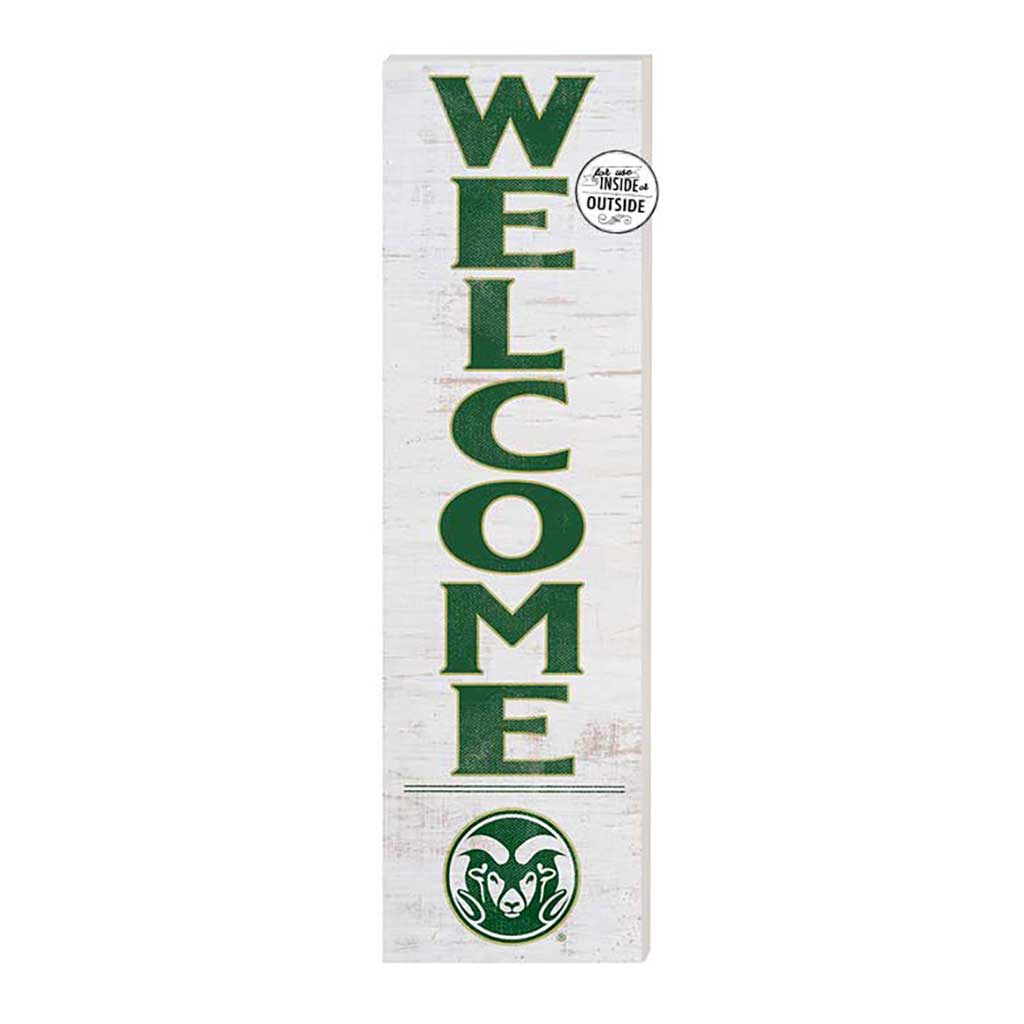 10x35 Indoor Outdoor Sign WELCOME Colorado State-Ft. Collins Rams