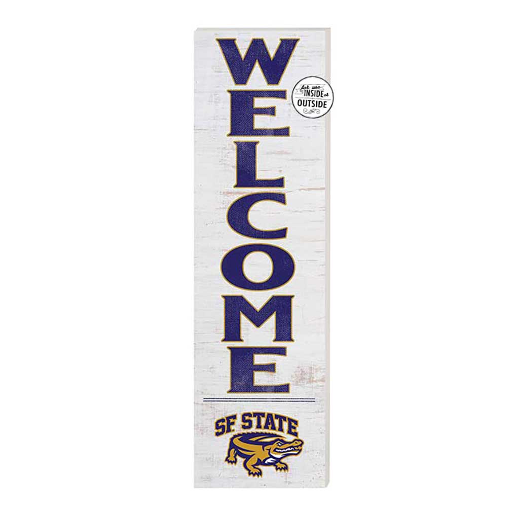 10x35 Indoor Outdoor Sign WELCOME San Francisco State Gators