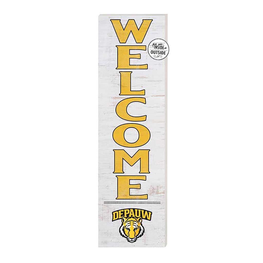 10x35 Indoor Outdoor Sign WELCOME Depauw Tigers