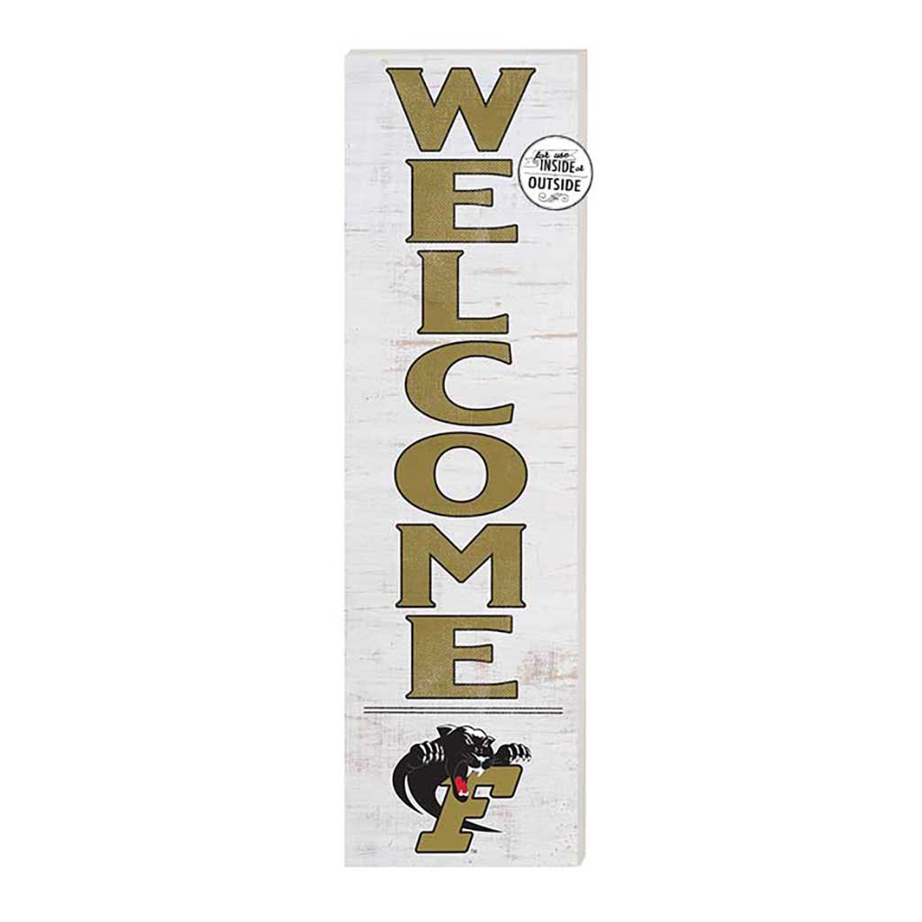 10x35 Indoor Outdoor Sign WELCOME Furrum College Panthers