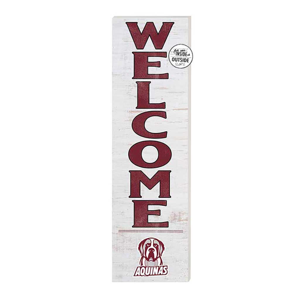 10x35 Indoor Outdoor Sign WELCOME Aquinas College Saints