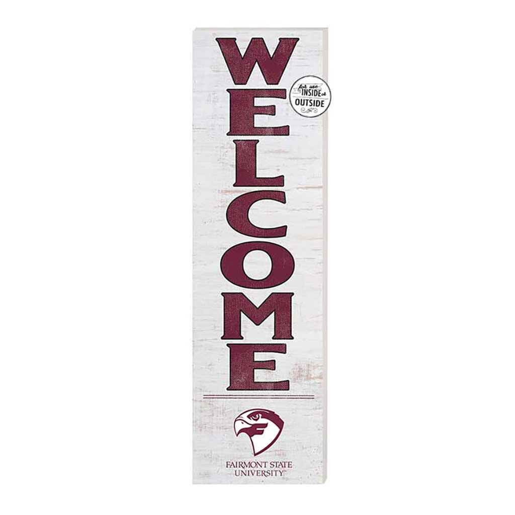 10x35 Indoor Outdoor Sign WELCOME Fairmont State Falcons