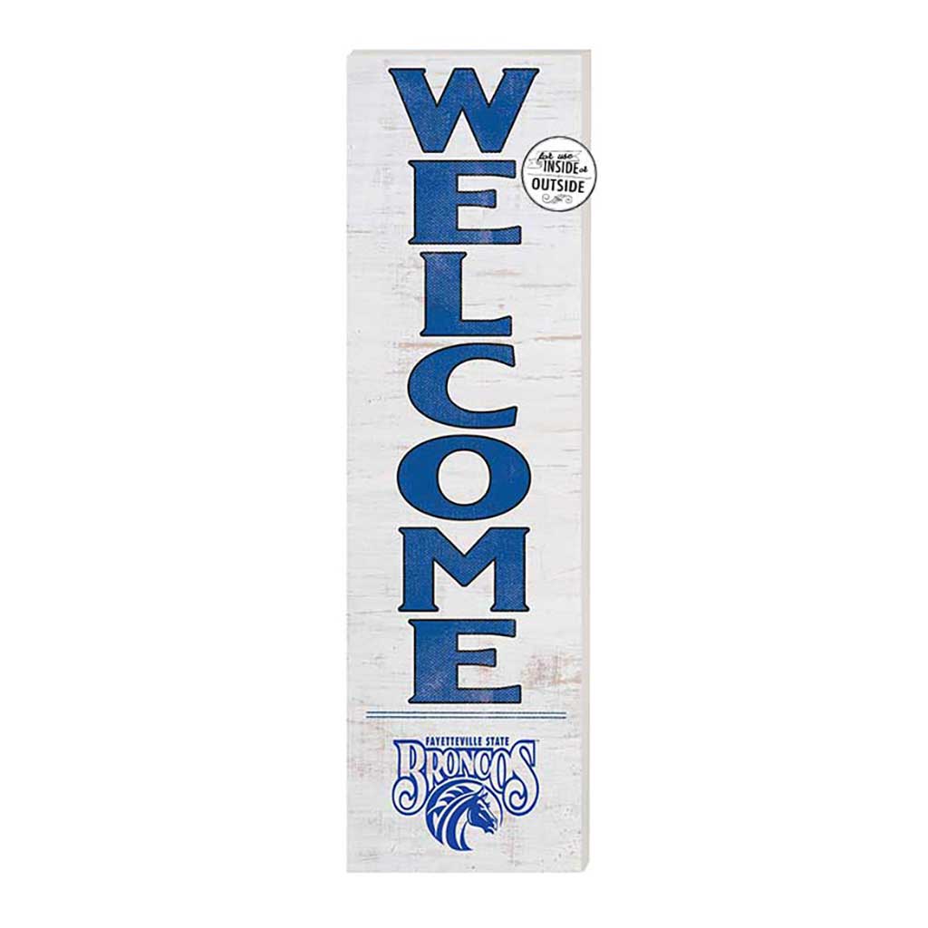 10x35 Indoor Outdoor Sign WELCOME Fayetteville State Broncos