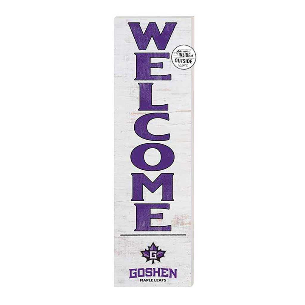 10x35 Indoor Outdoor Sign WELCOME Goshen College Maple Leafs