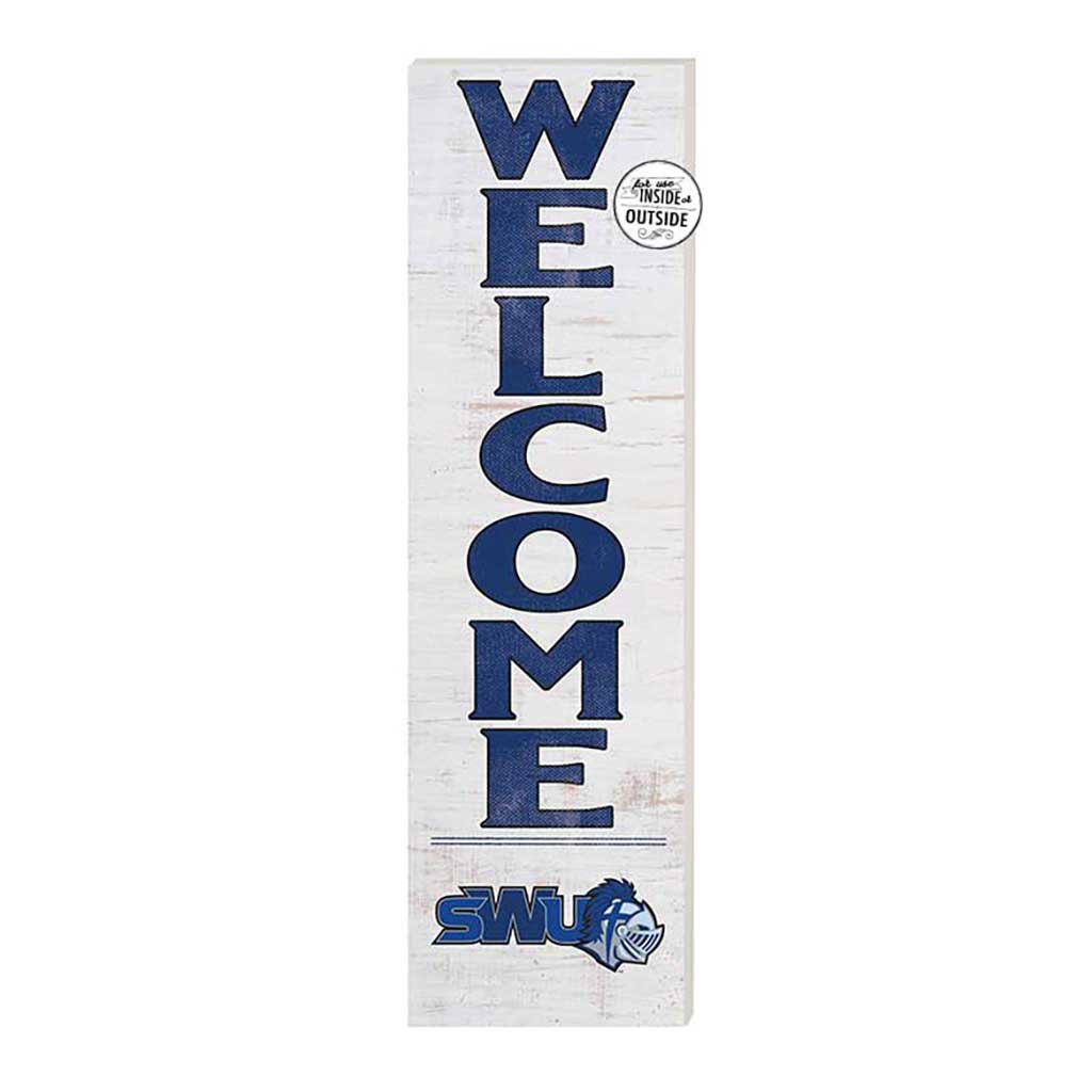 10x35 Indoor Outdoor Sign WELCOME Southern Wesleyan Warriors