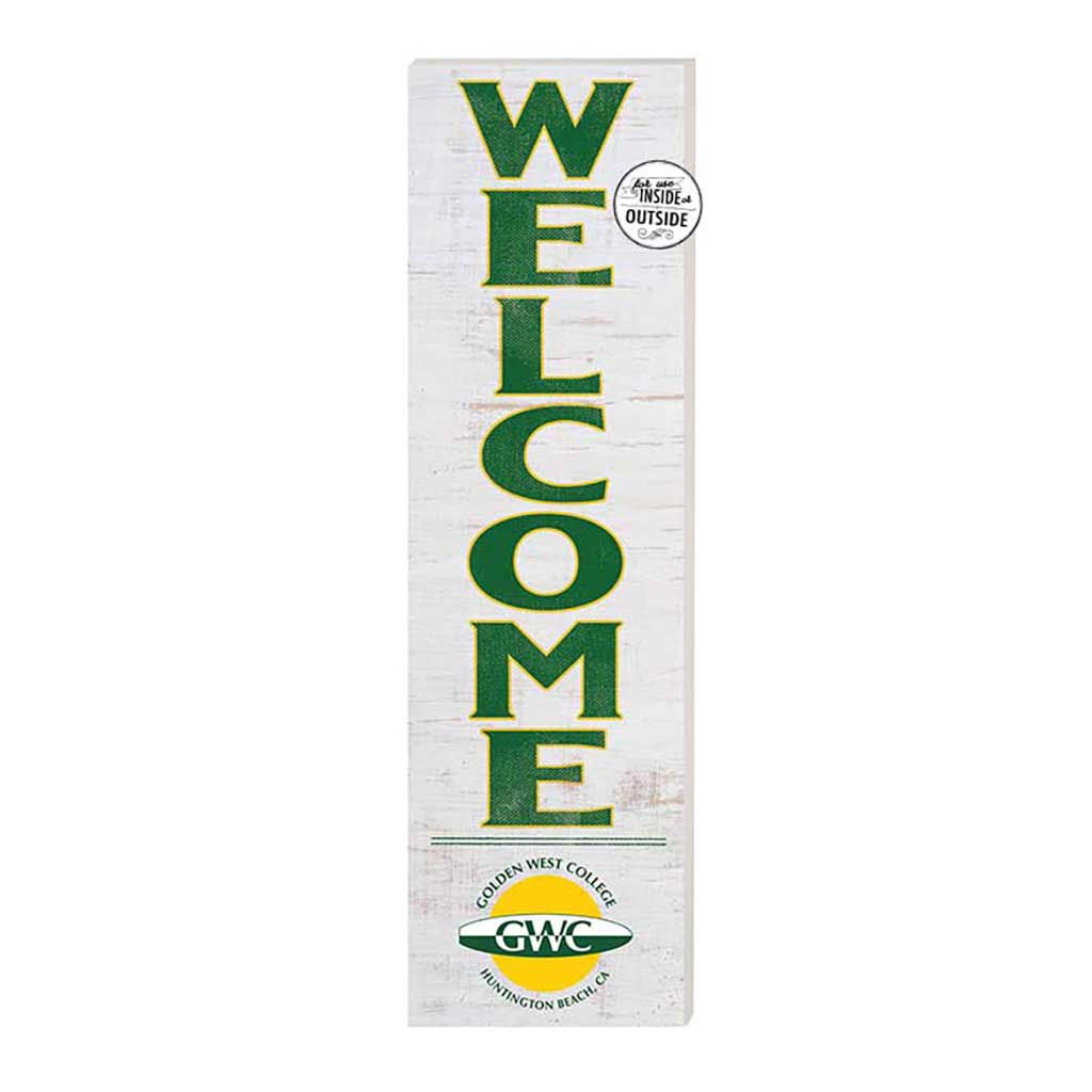 10x35 Indoor Outdoor Sign WELCOME Golden West Coast College Rustlers