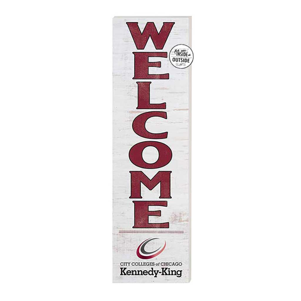 10x35 Indoor Outdoor Sign WELCOME Kennedy King College StatesMen