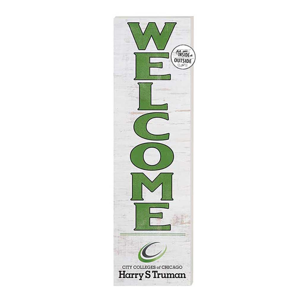 10x35 Indoor Outdoor Sign WELCOME Harry S. Truman College Falcons