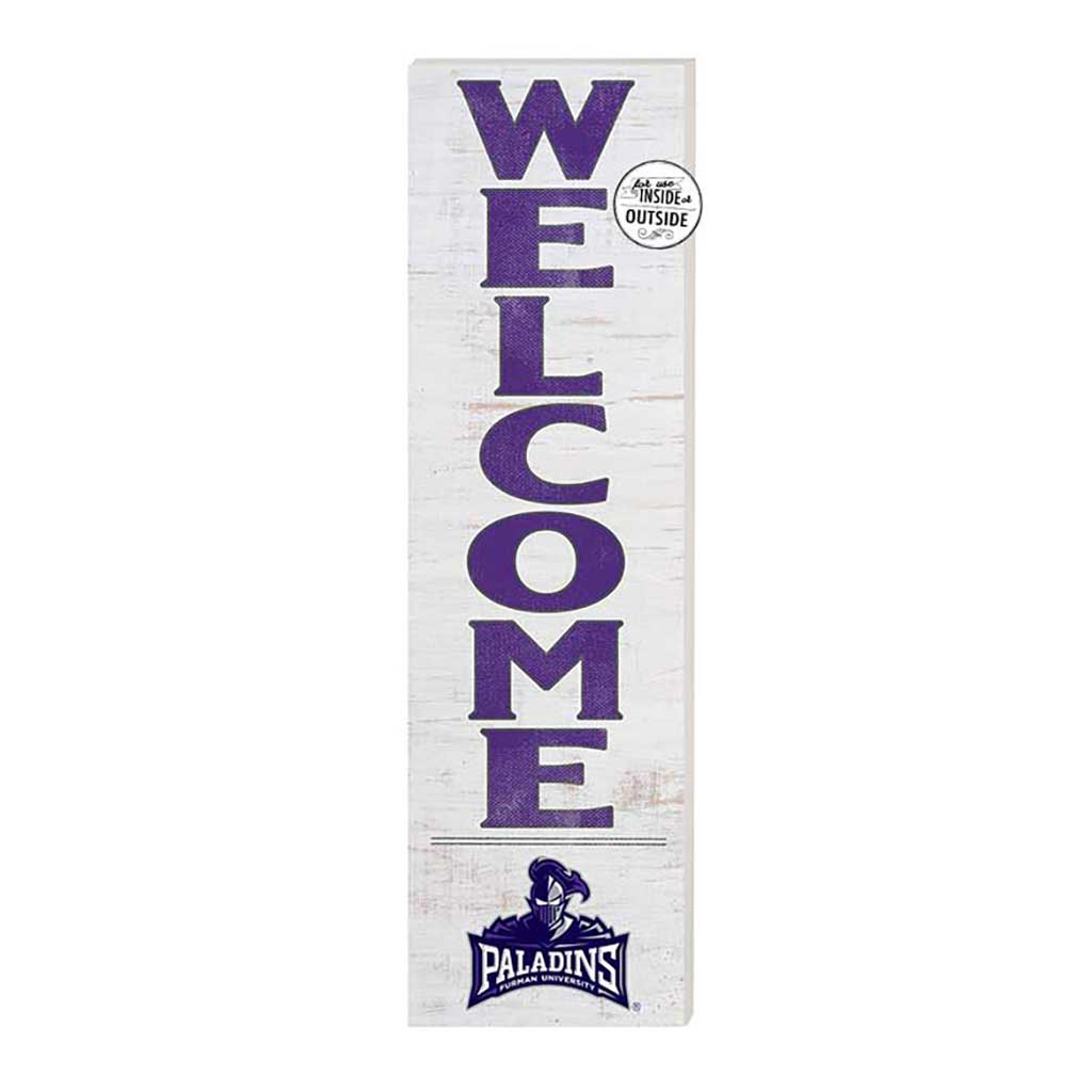 10x35 Indoor Outdoor Sign WELCOME Furman Paladins