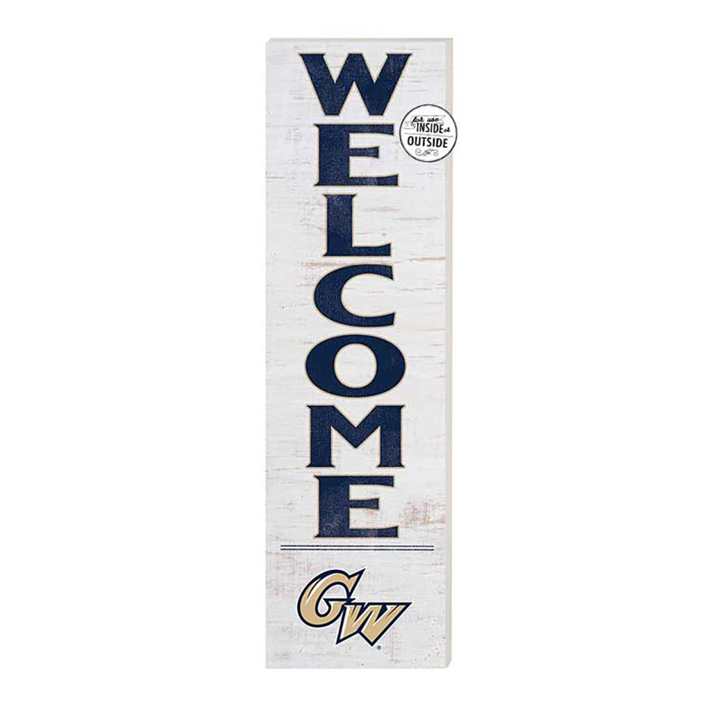 10x35 Indoor Outdoor Sign WELCOME George Washington Univ Colonials