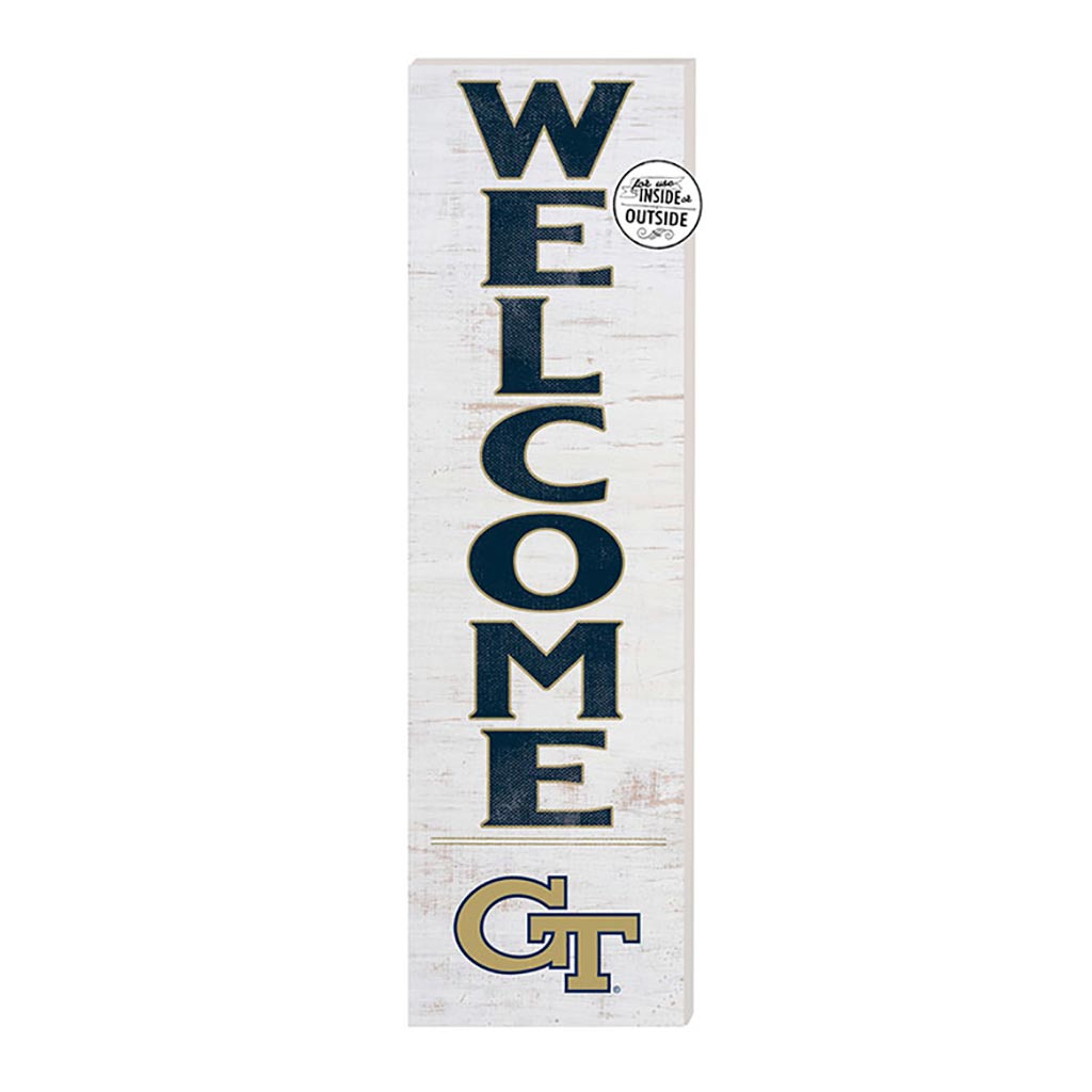 10x35 Indoor Outdoor Sign WELCOME Georgia Tech Yellow Jackets