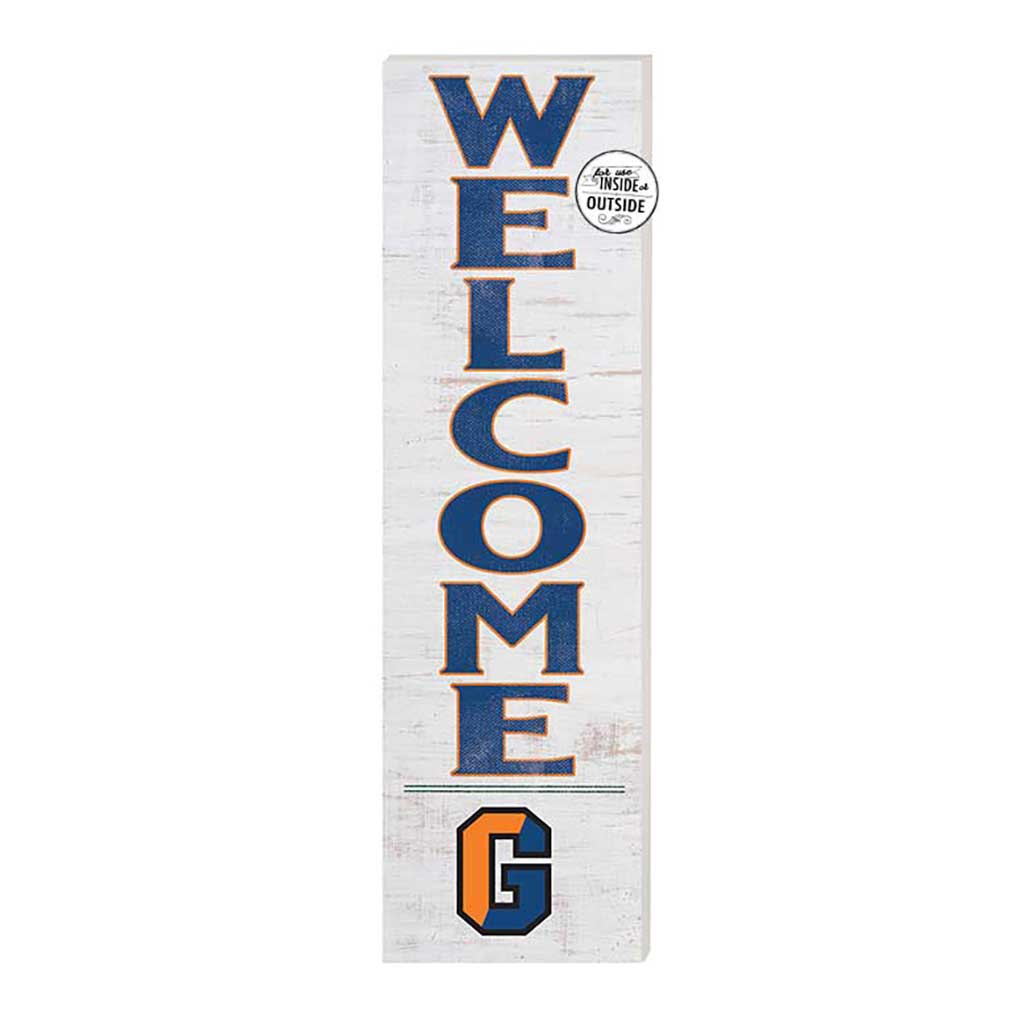 10x35 Indoor Outdoor Sign WELCOME Gettysburg College Bullets